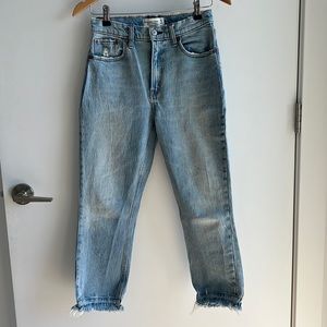 Abercrombie high rise mom jean (petite/short)
